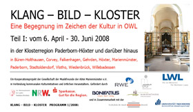 KLANG – BILD – KLOSTER Programm 2008